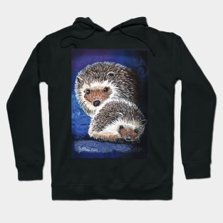 Hedgehog Mama and baby Hoodie